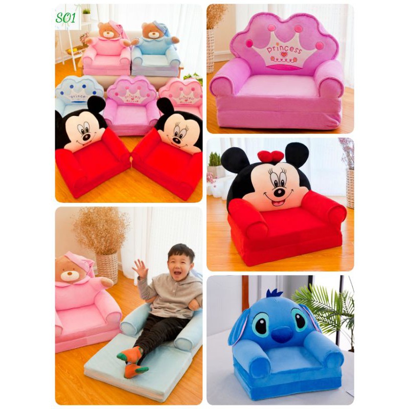 Mickey mouse folding outlet couch