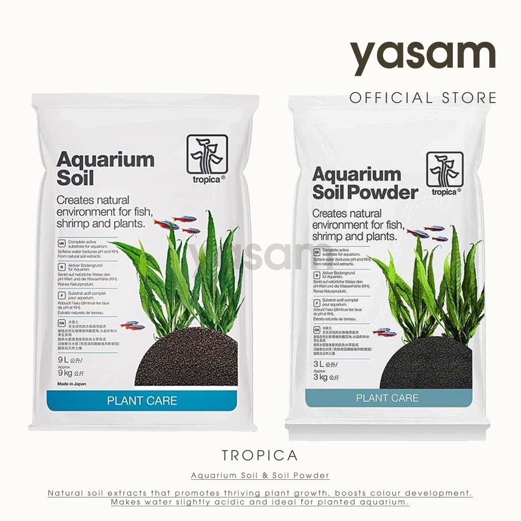 TROPICA - Aquarium Soil / Soil powder High Nutrients for Stable Water ...