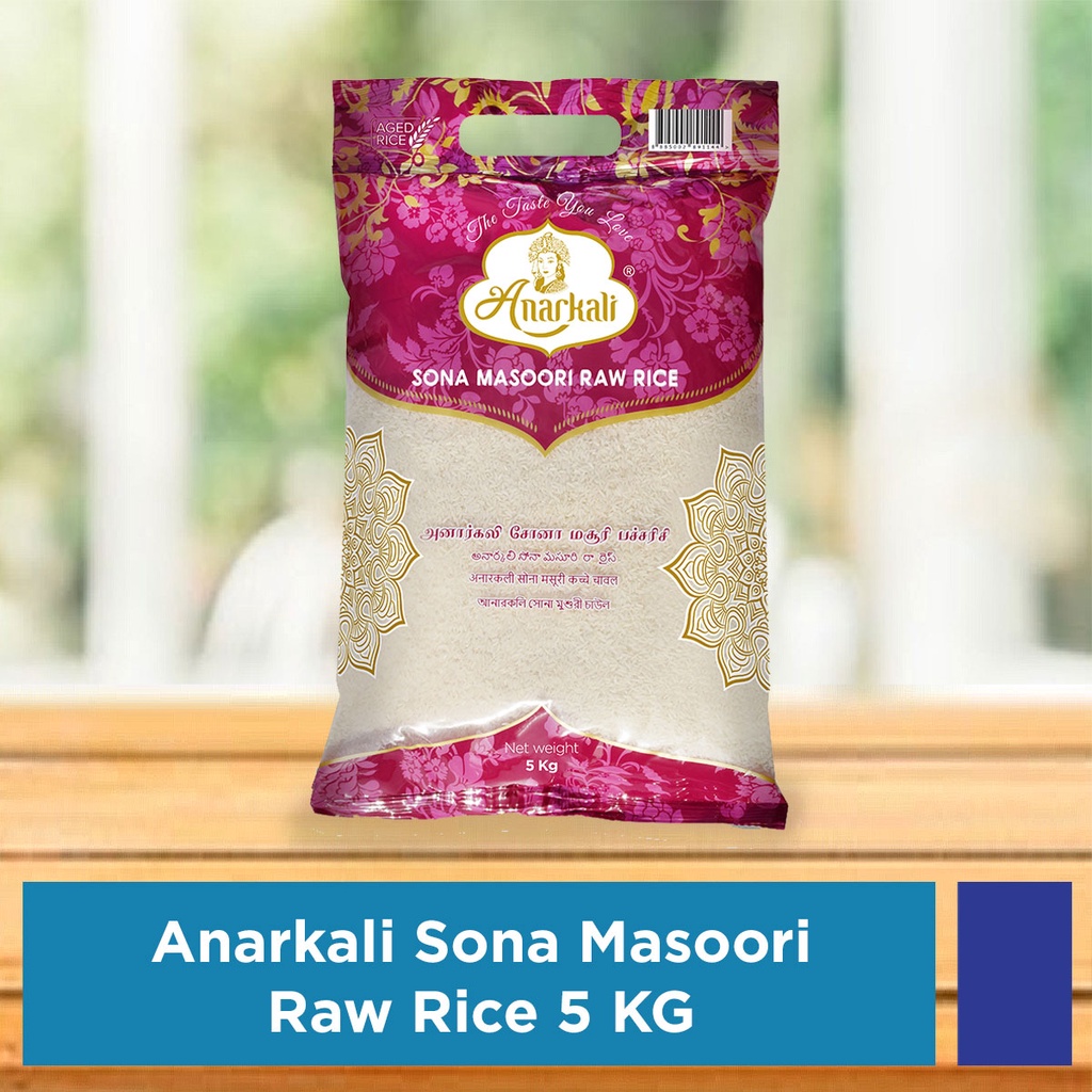 Anarkali Sona Masoori Raw Rice 5 KG | Shopee Singapore