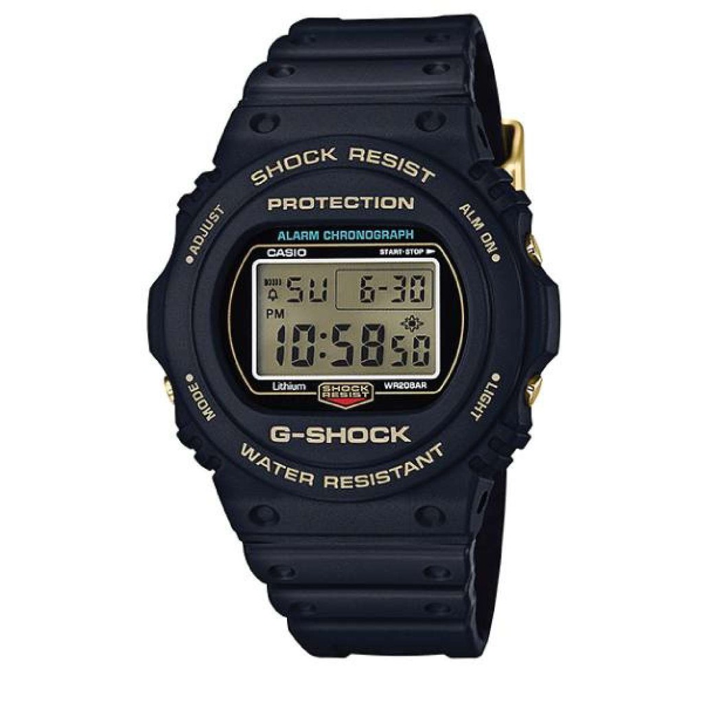 Bracelet Noir Pour G-Shock Casio 35th Anniversary Origin Gold - Neuf Avec étiquettes - Unisexe
