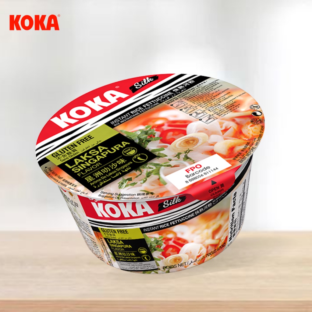 KOKA Bowl Rice Noodles Laksa - Lion City Distribution | Shopee Singapore