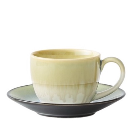 LUZERNE Bloom Collection: Espresso Cup & Saucer Set (Emerald) | Shopee ...