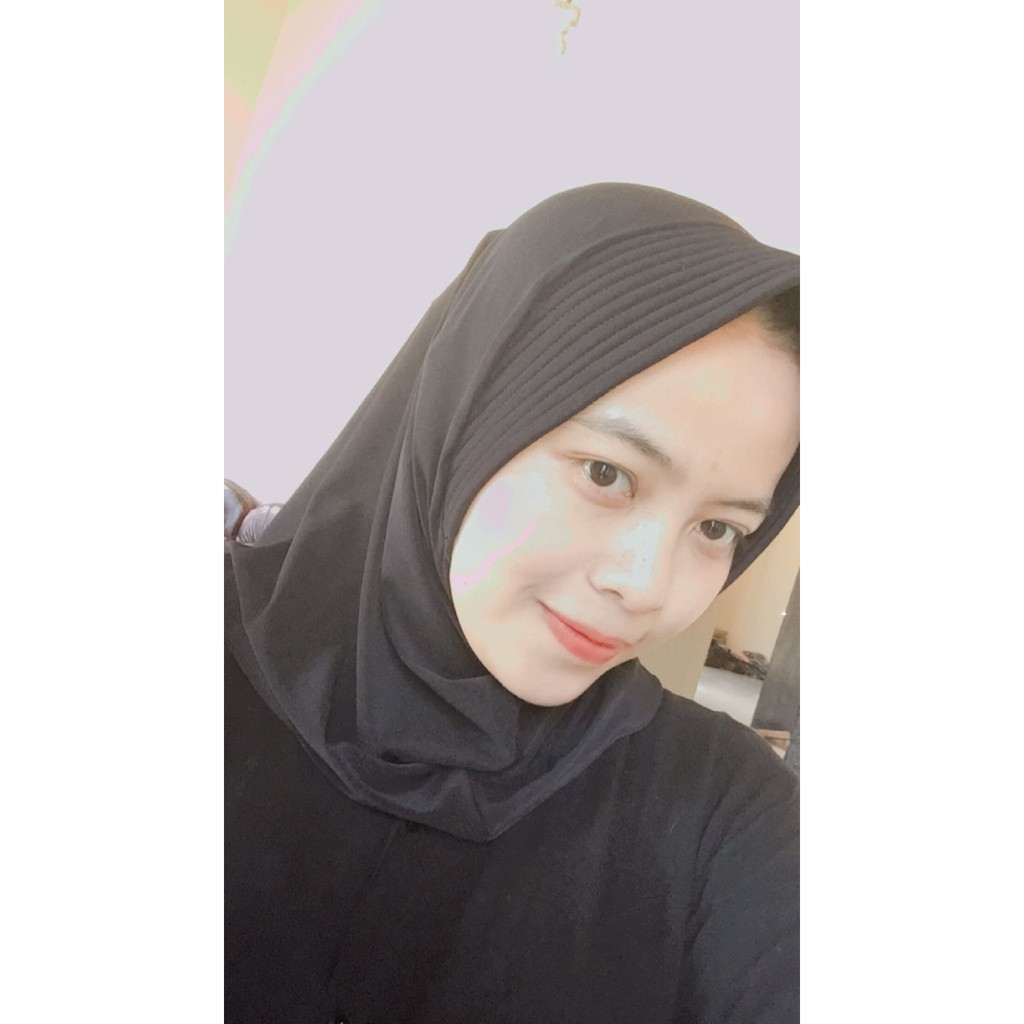Disa Hijab - Jilbab Sport Murah /Jilbab Lycra Instan Jokowi / Bergo Sport Jersey - Gambar 2
