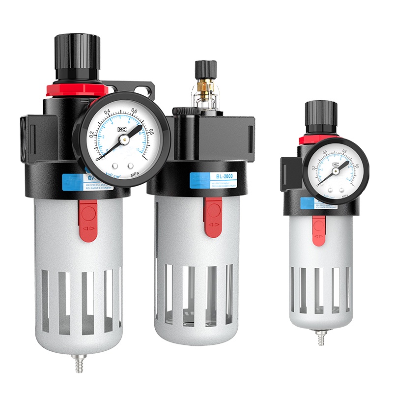 GFR200-08D Air Compressor Filter Regulator - Built-In Table Oil Water Separator For Airbrush
