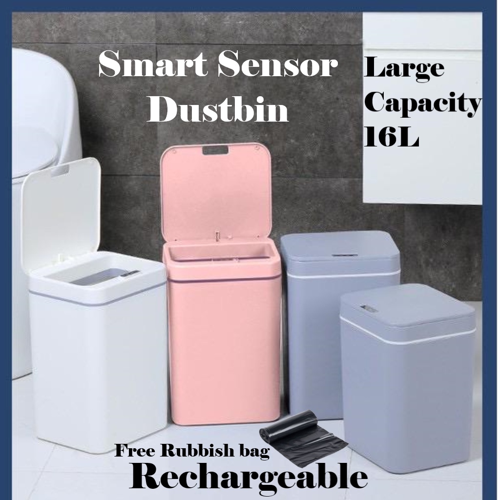 Brand New 2nd Gen 16L Automatic Touchless Rubbish Bin Charge Version ...