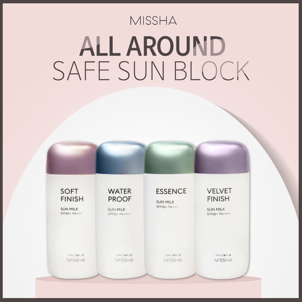[MISSHA] All Around Safe sun Block Sun Milk 70ml SPF50+ PA+++ sunscreen