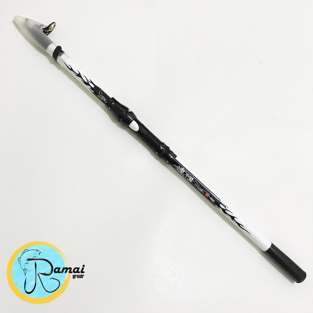 Joran Antena Haidao Dengan Tombak 210 240 270 300 Hitam Putih - Gambar 3