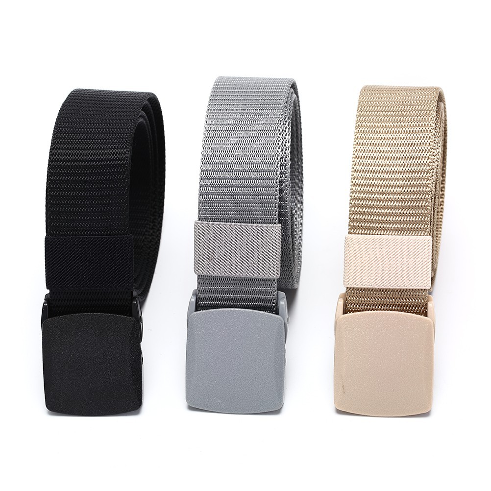 Men Military Tactical Belt Plastic Buckle Nylon Waist Belts Shopee