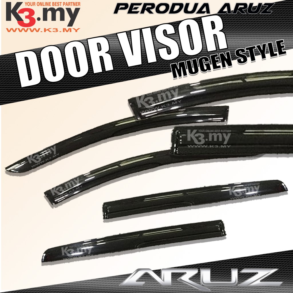 NEW !!!! Perodua Aruz Mugen Door Visor 3''
