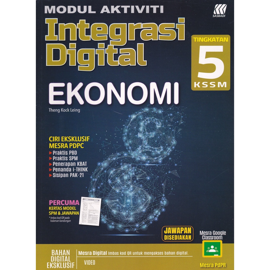 Sasbadi Form 5 Digital Integration Activity Module (2022 Edition ...