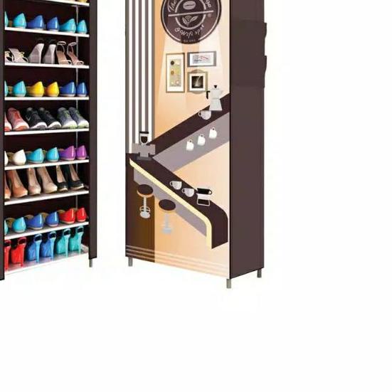 10-tier Shoe Rack Easy Disassembly (9 Shelves/Bulkhead) | Shopee Singapore