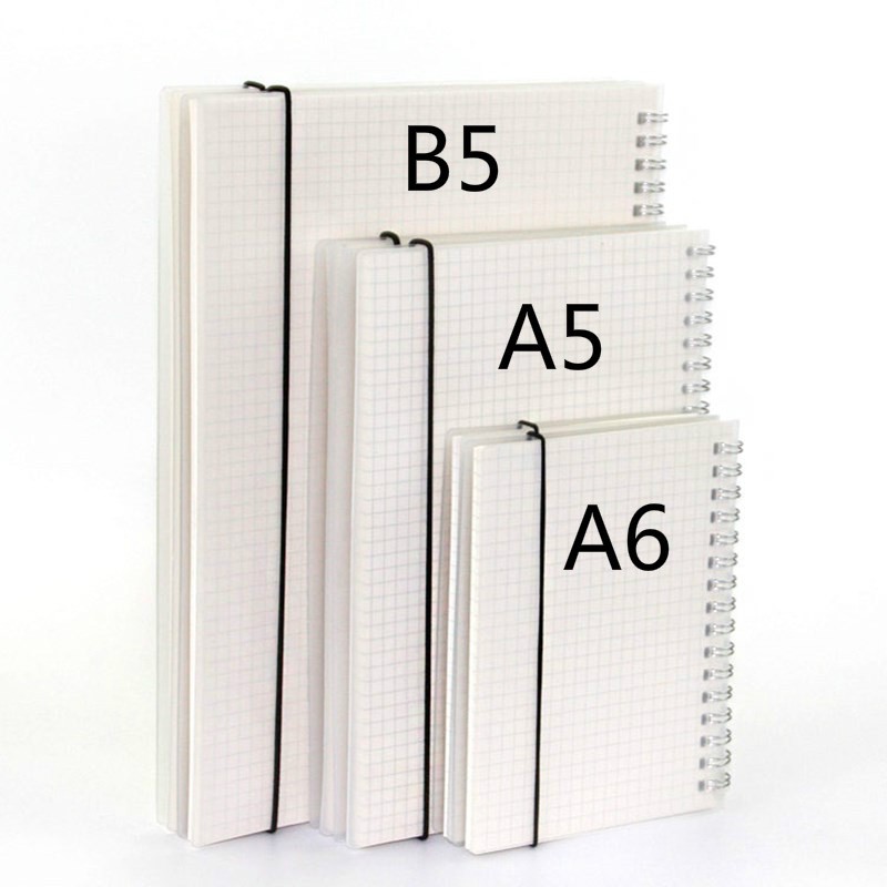 A6/A5/B5 80 Sheets 4 Page Types Spiral Book Coil Notebook Journal Diary