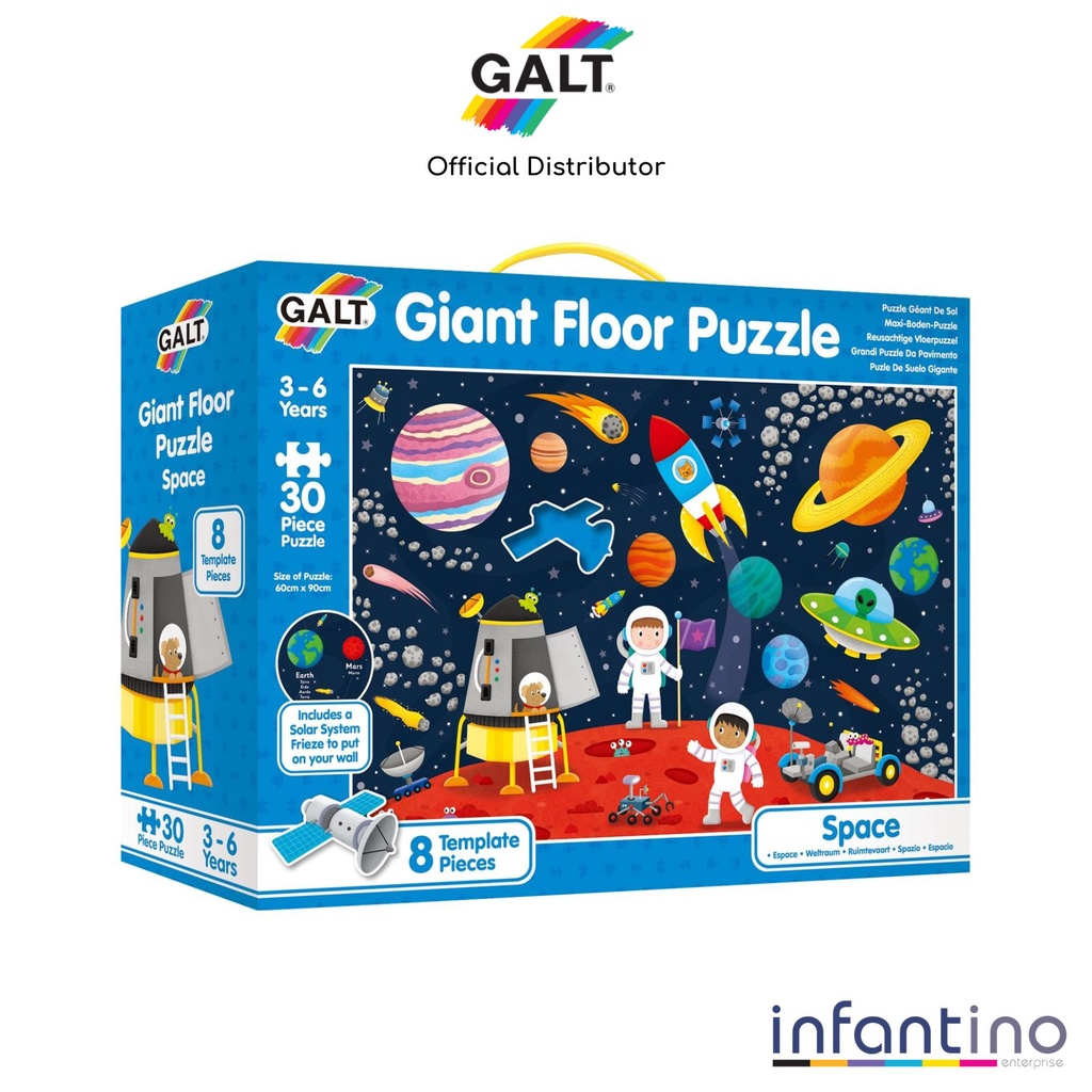 Infantino Galt Giant Floor Puzzle (Farm / Construction / Theme Park