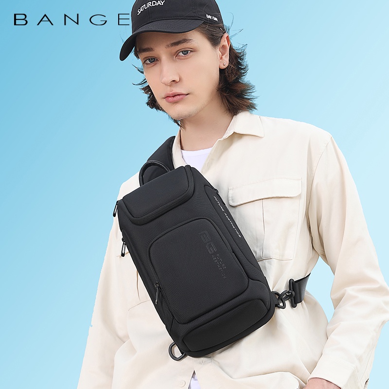 Bange Sling Bag Men Waist Bag Men Sling Bag Men BG7565 Shopee Singapore