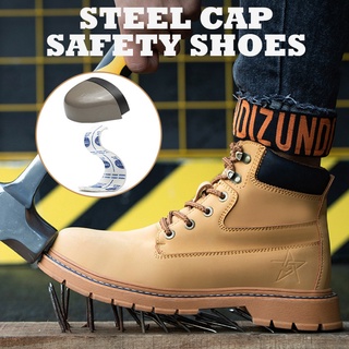 [SG STOCK] High Cut Safety Shoes Strong Grip Lightweight Steel Toe ...