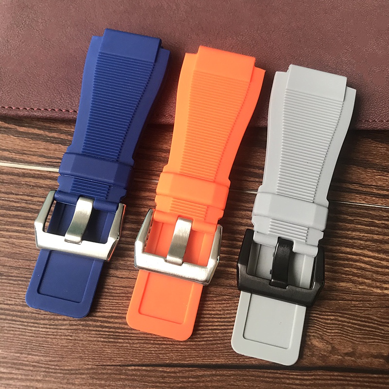 Unique Elegant Rubber Watch Strap BR03-92-Blue_K0010860 main image 0