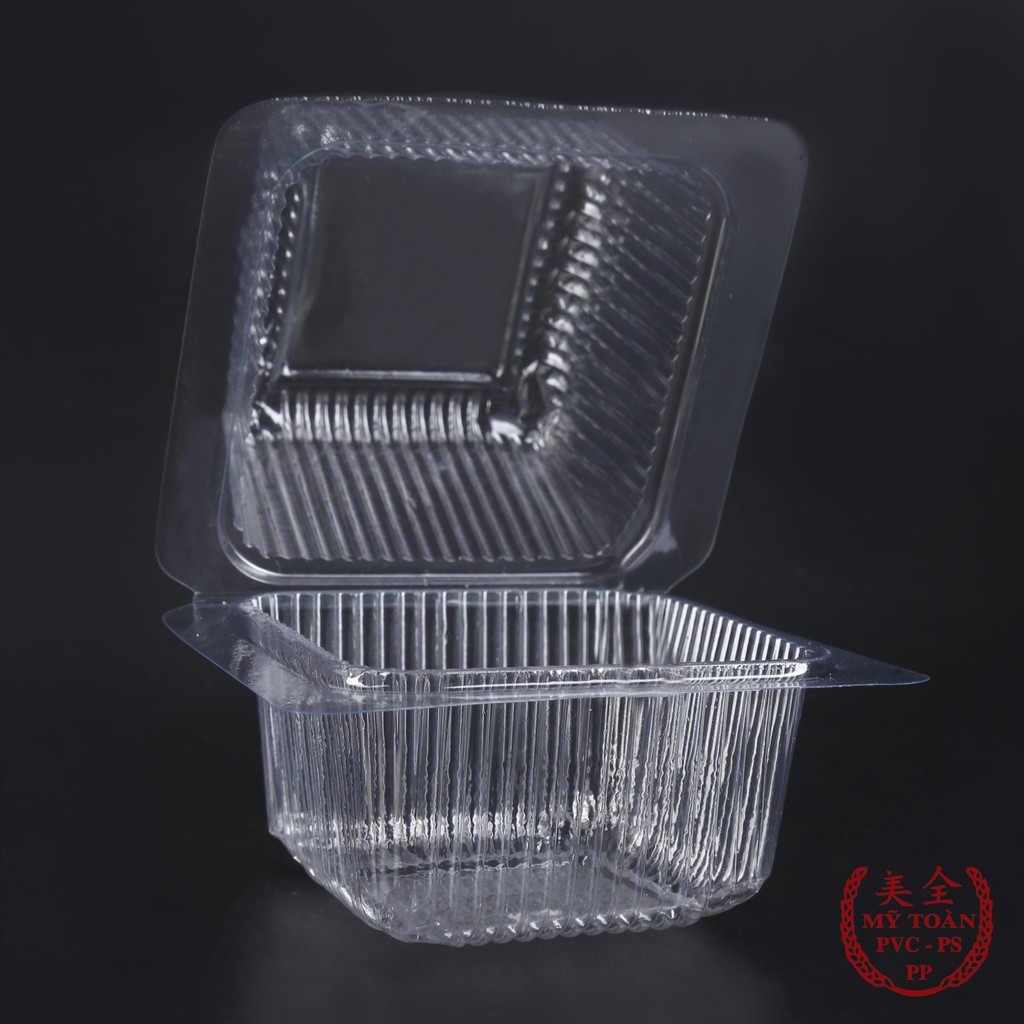 Plastic cake box H05 - square H5 plastic cake box (100c/1lot) | Shopee ...
