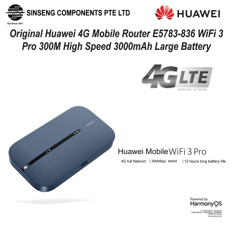 Original Huawei 4G/5G Portable Mobile Router E5783836 WiFi 3 Pro