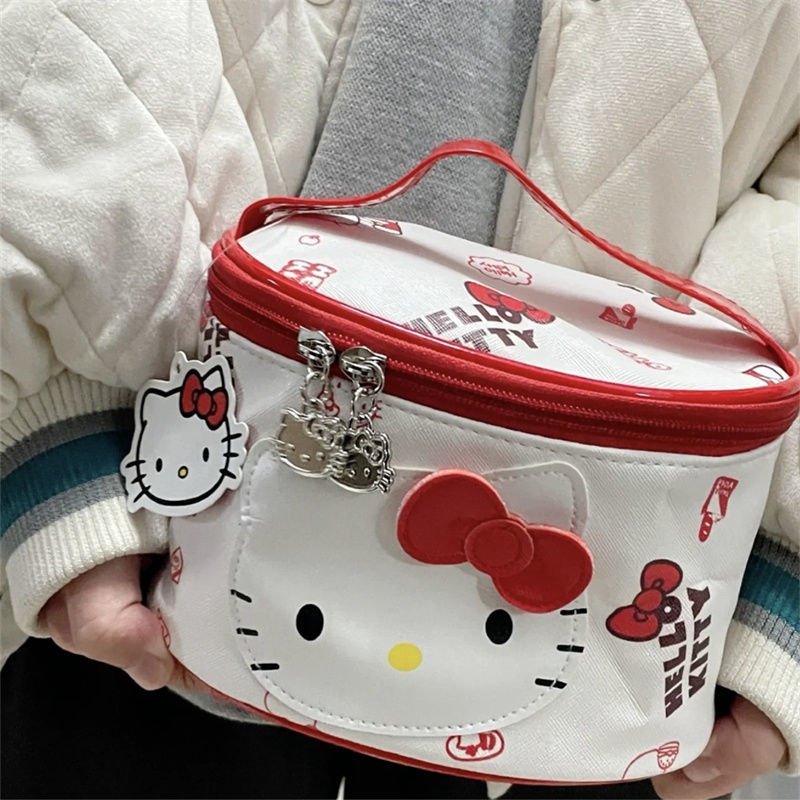 Hello fashion kitty cosmetic bag