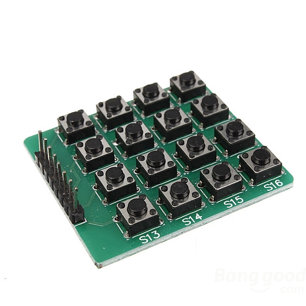 Arduino 4x4 16 Push Button Matrix Keypad MCU Module Board | Shopee ...