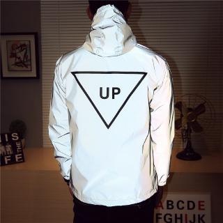 Reflective windbreaker hot sale