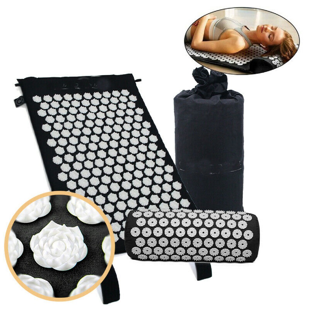 eXwi Acupressure Lotus Spike Mat Yoga Shakti Mat Massage Acupuncture ...