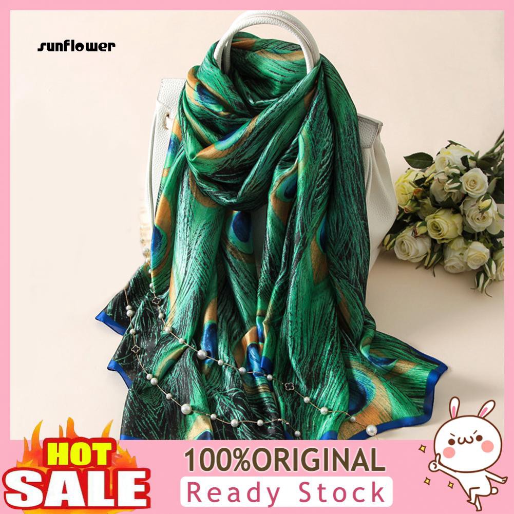 BUY PEACOCK DESIGN FASHION SCARVES FOR WOMEN -DS10 -NAVYASFASHION