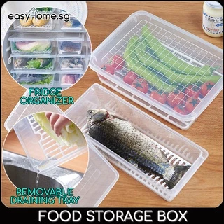 Refrigerator Fish Drip Box Kitchen Classification Storage Box Plastic  Rectangular Refrigerated Box with Cover - AliExpress