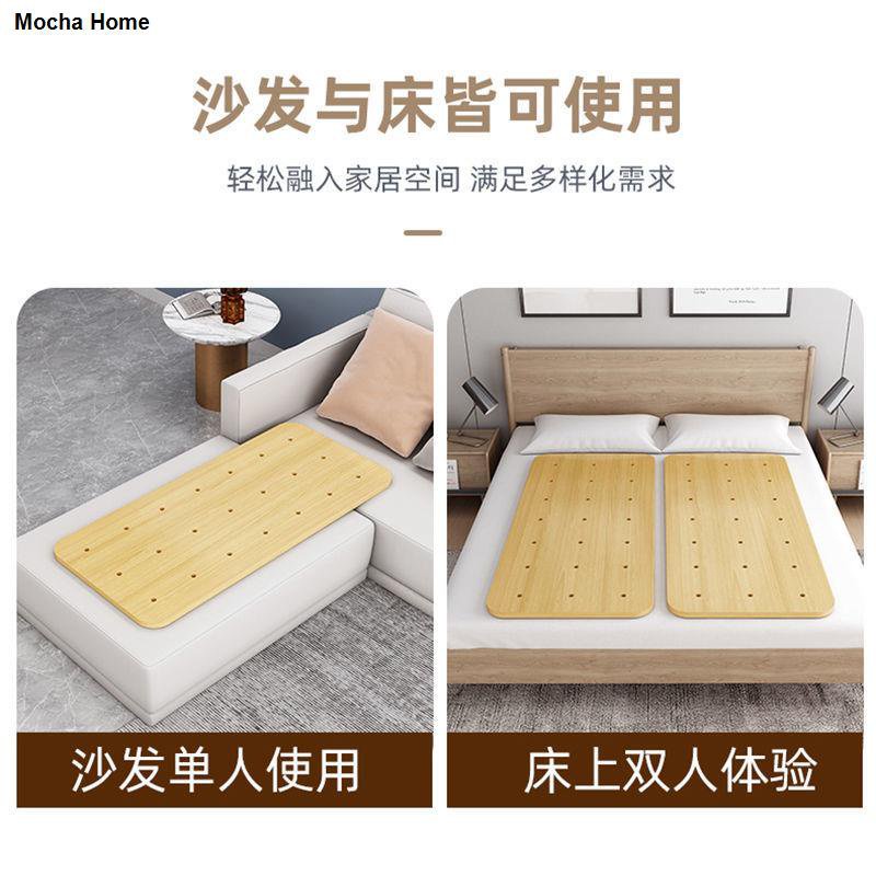 Solid wood waist board bed gasket hard mattress single sofa sleep plus