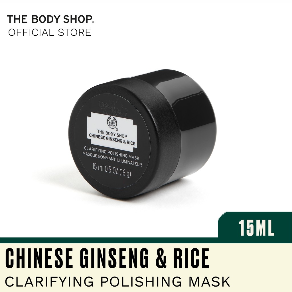 The Body Shop Chinese Ginseng & Rice Clarifying Polishing Mini Mask