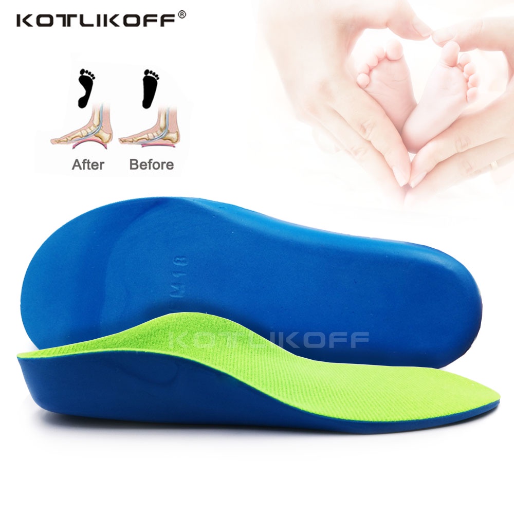 KOTLIKOFF Children's Orthopedic Shoes Insoles For Feet Flat Foot Arch ...
