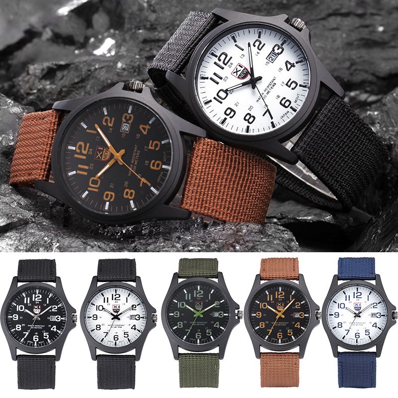 Quartz military watch sale