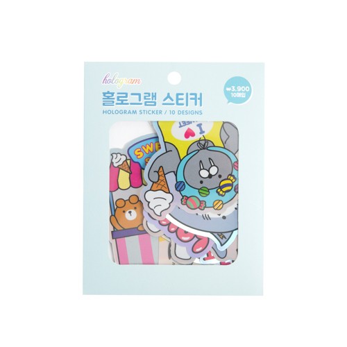 [ARTBOX OFFICIAL] From Korea Sticker Galapagos Hologram Set (10EA