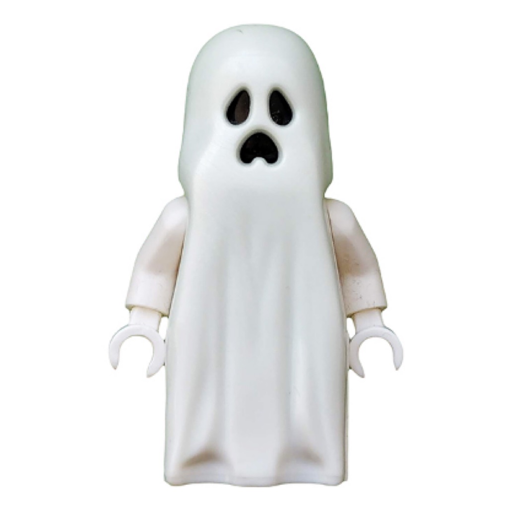 Toytoy LEGO Ghost minifigure glows in the dark Shopee Singapore