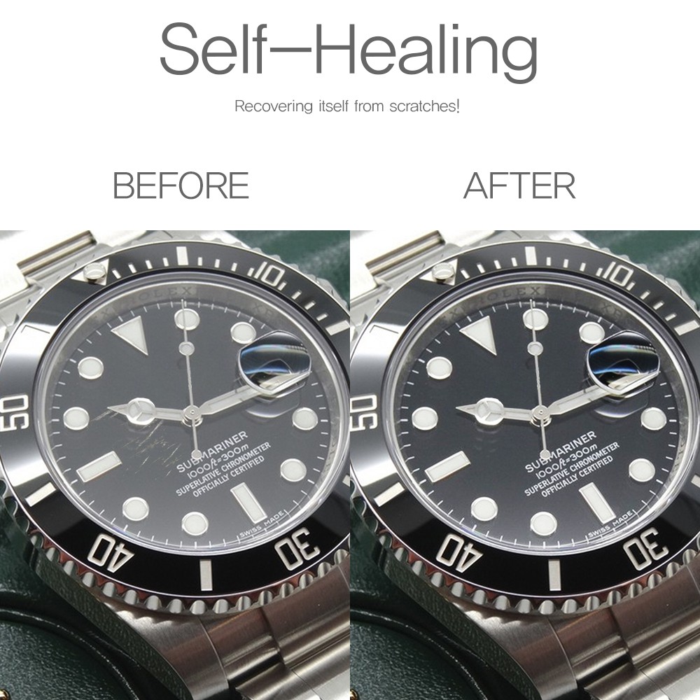 Healing Shield Official l Luxury Watch Protection Film Rolex Patek Philippe Tudor Tag Heuer 1 Pack Front Screen Protector 1 Pack Surface Protection Film Shopee Singapore