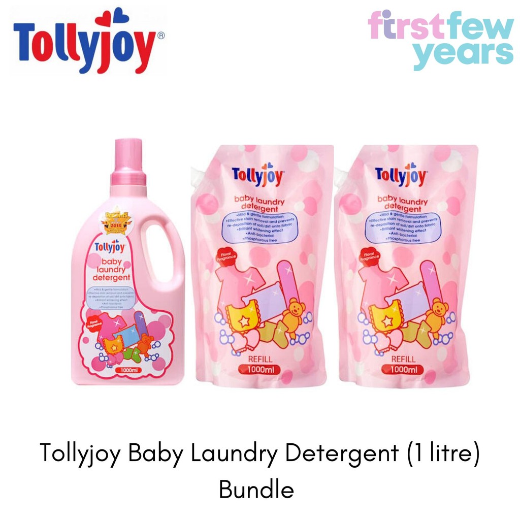 Tollyjoy Baby Laundry Detergent (1 litre) bundle Shopee Singapore