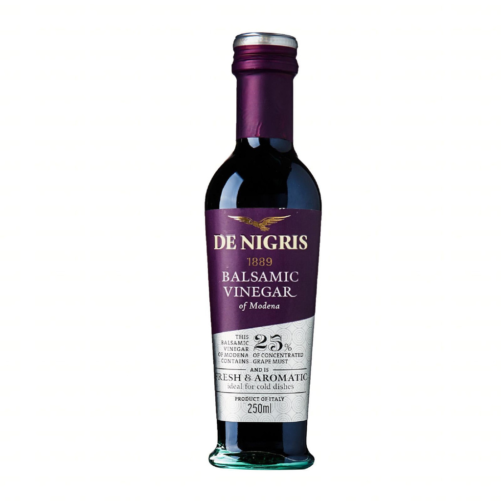 De Nigris Premium Balsamic Vinegar of Modena 25 Grape Must 250 RCM