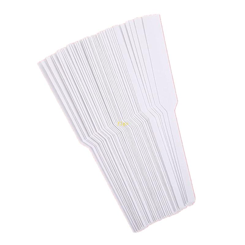 flgo Disposable Perfume Test Strips 100pcs/set White Perfume Blotter ...