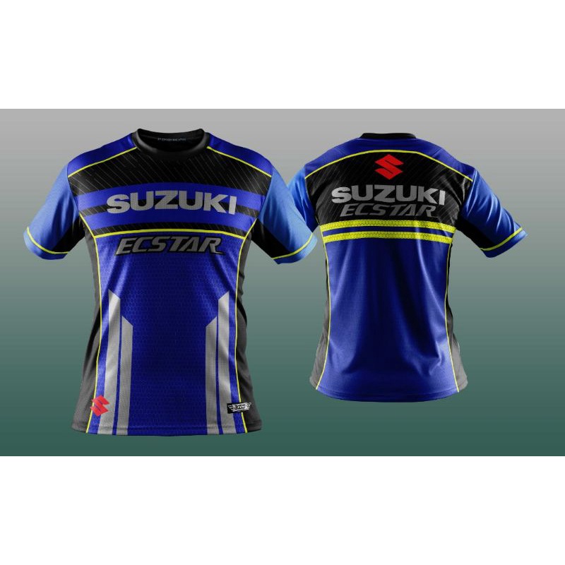 In stock] 2023 design Ecstar Suzuki full Sublimation Dry-fit Motorcycle  Jersey3D Jersey Printed Jersey full Sublimation LONG Sleeve T-Shirt，Contact  the seller for personalized customization of the name