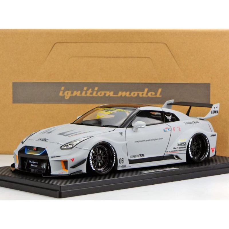 Ignition Model 1/18 IG2357 LB-Silhouette WORKS GT Nissan 35GT-RR Matte Gray  | Shopee Singapore