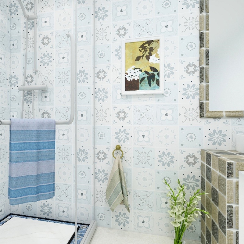 Waterproof toilet wall sticker/thickened self adhesive bathroom