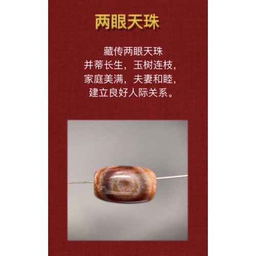 SG SHOP」Tibetan Agate Dzi Beads藏传天珠玛瑙天珠路路通| Shopee