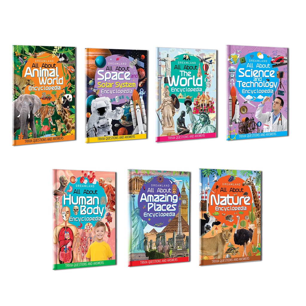 Children Encyclopedia Books Pack for Age 5 - 15 Years- All About Trivia ...