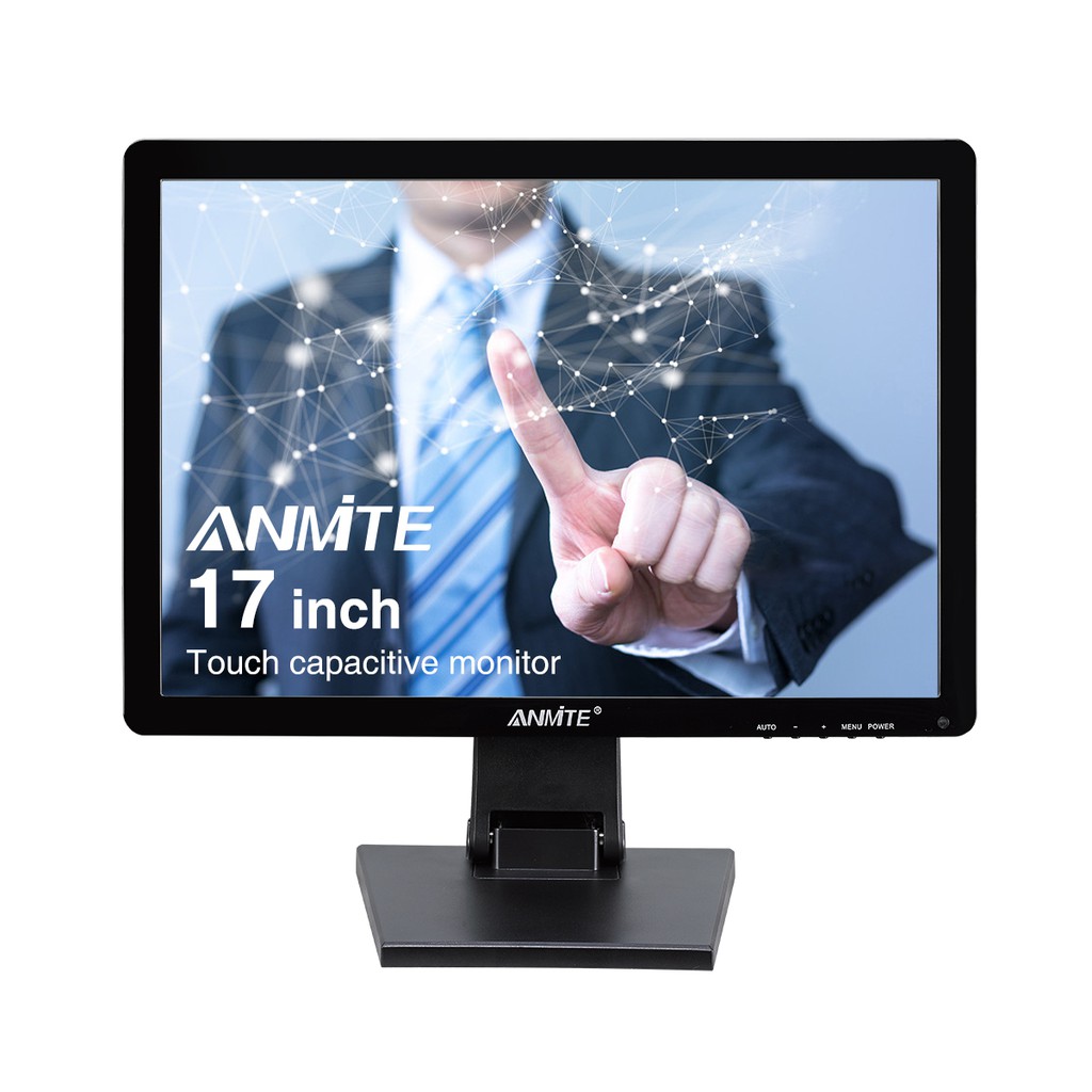 Anmite 17"Capacitive Touch Screen Monitor HDMI Computer Resistive Pos ...