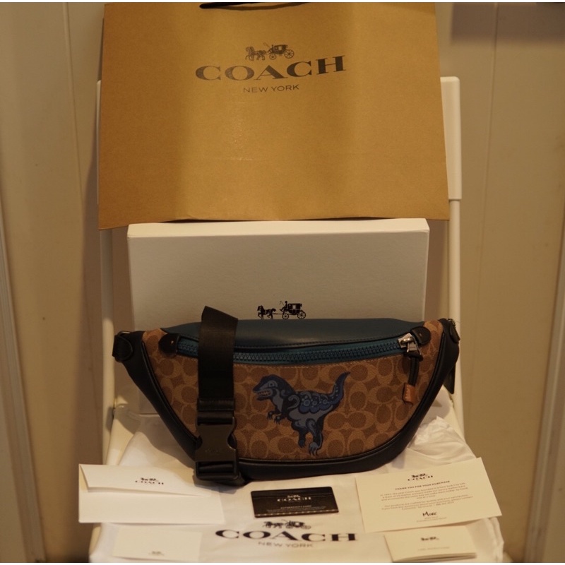 Coach dinosaur waist bag hotsell