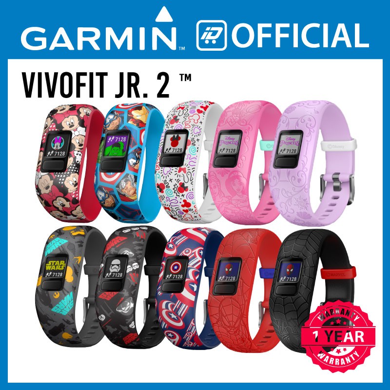 While Stock Last Garmin Vivofit Jr 2 Kids Fitness Activity Tracker Adjustable Band Shopee Singapore