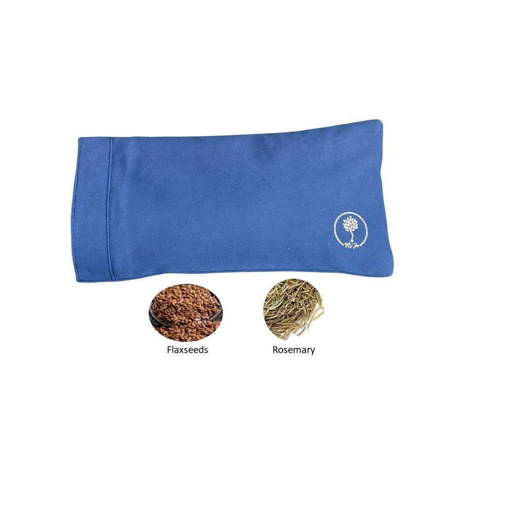 MV Joie weighted eye pillow made with organic cotton, filled with