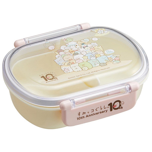Skater Sumikko Gurashi - Contenitore Pranzo A 2 Piani, 500 Ml, Rotondo, Prodotto In Giappone - 6