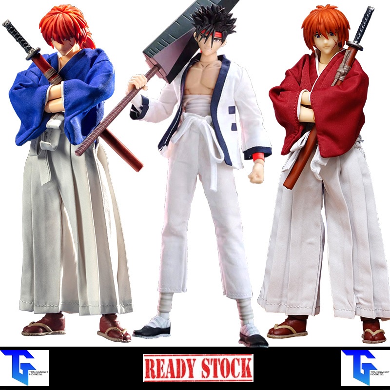 Dasin Model Rurouni Kenshin Himura Kenshin Blue The Battousai Red