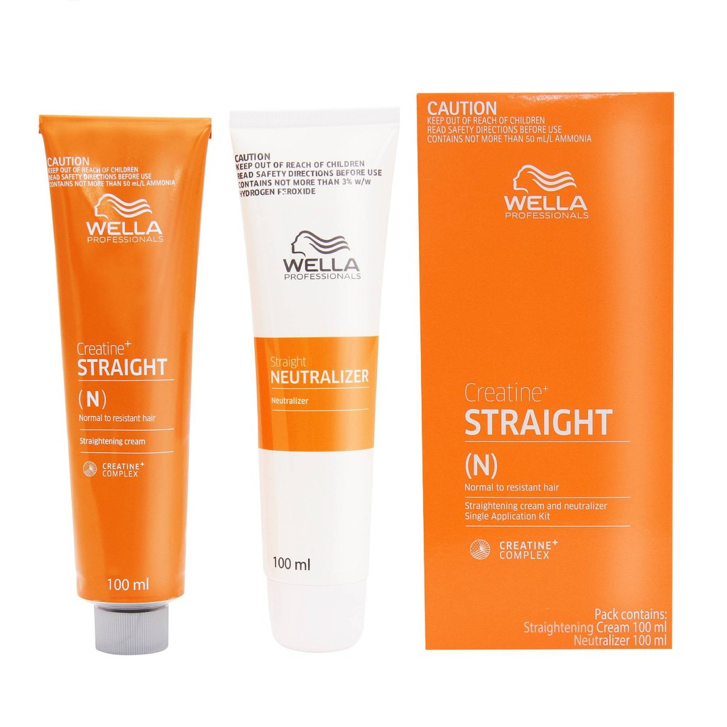 Wella Straight Hair Straightening Cream (100ml + 100ml) | Shopee Singapore